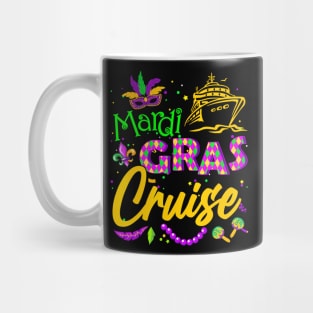 Mardi Gras Cruise Squad 2024 Matching Group Family Vacation Mug